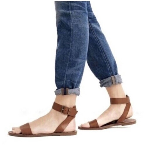 Madewell The Boardwalk Brown Sandals - Picture 2 of 8